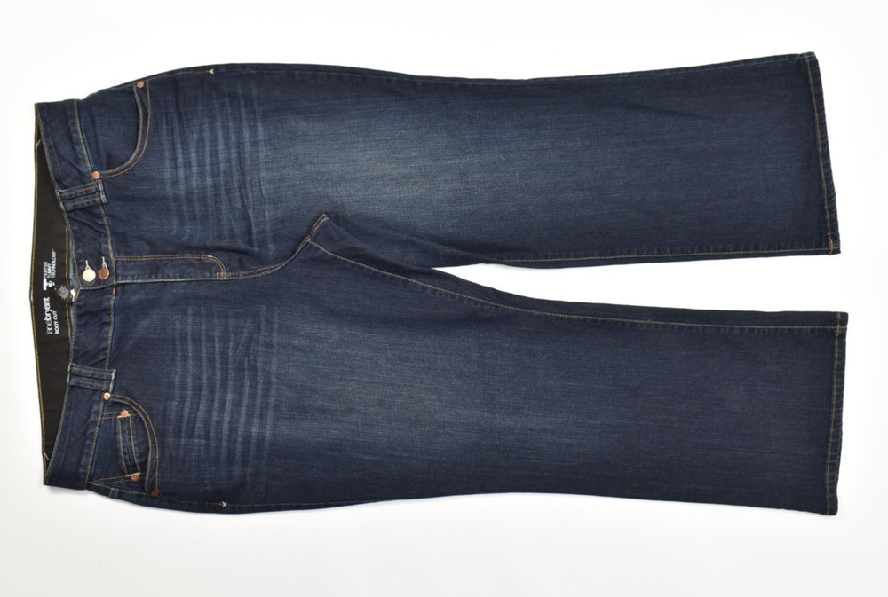 Lane Bryant Tighter Tummy Technology Boot Cut Jeans Size 22P Petite Plus Blue